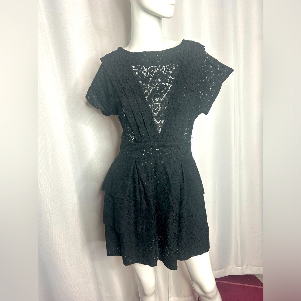 Top shop Black Lace Dress